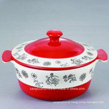 Facotry elegante feito Tureen de grés cerâmica